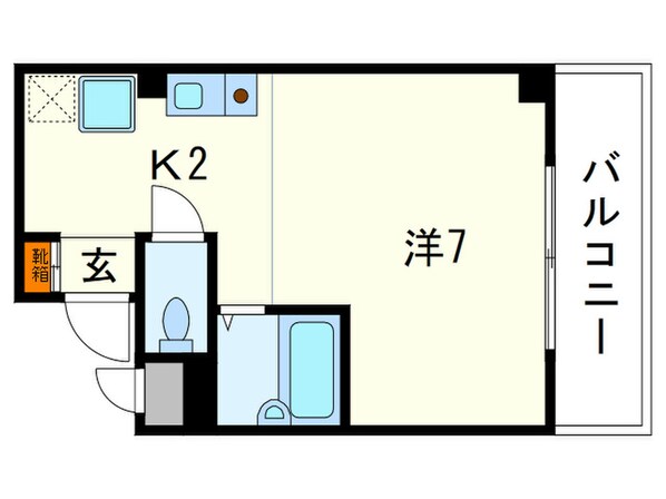 ロイヤルイン六甲の物件間取画像